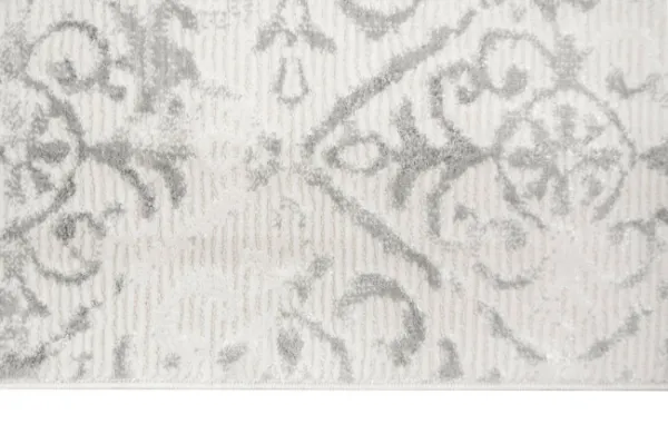 Koberec Kenitra F392A G218A Ornament, strieborný / sivý / krémový