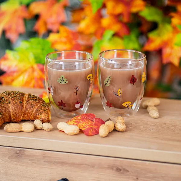 4Home Termo pohár Autumn Hot&Cool 350 ml, 2 ks