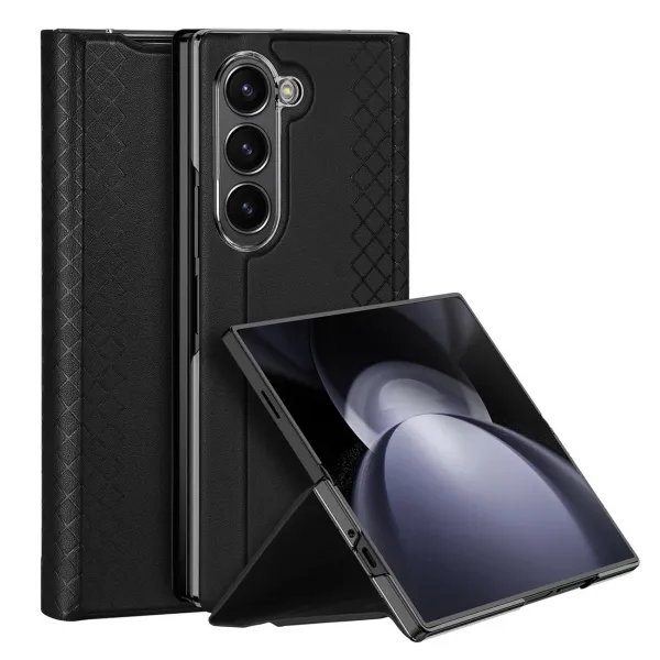 Dux Ducis Brill knižkové puzdro na Samsung Galaxy Z Fold 6, čierny