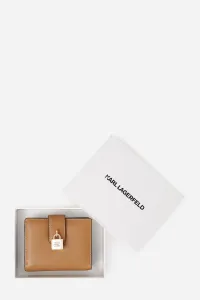Peňaženka Karl Lagerfeld dámska, hnedá farba, A3W32039