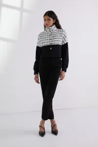 Bunda Karl Lagerfeld čierna farba, prechodná, A3W20005