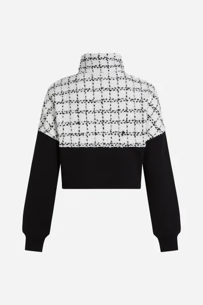Bunda Karl Lagerfeld čierna farba, prechodná, A3W20005