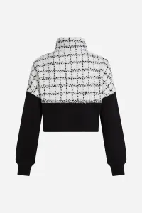 Bunda Karl Lagerfeld čierna farba, prechodná, A3W20005