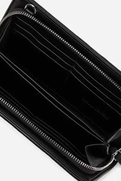 Peňaženka Karl Lagerfeld dámska, čierna farba, A3W32038