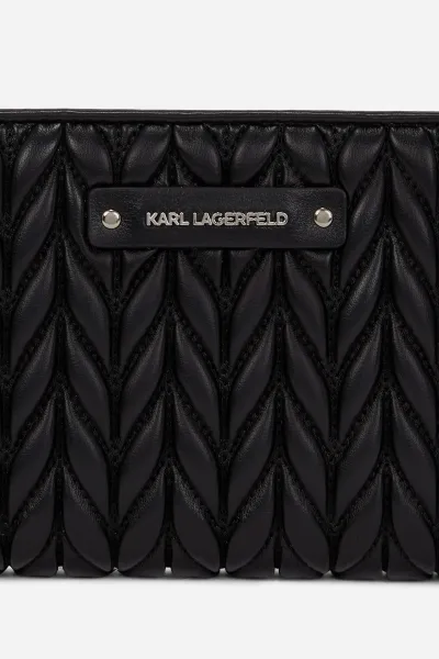 Peňaženka Karl Lagerfeld dámska, čierna farba, A3W32038