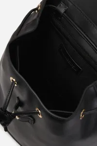 Kožený ruksak Karl Lagerfeld čierna farba, veľký, A3W30154