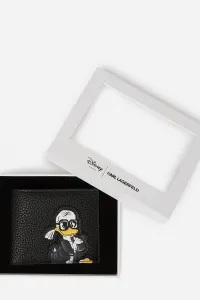 Peňaženka Karl Lagerfeld KL X DISNEY pánska, čierna farba, A3M30274