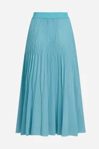Sukňa Karl Lagerfeld Commercial Pleated Skirt Still Water