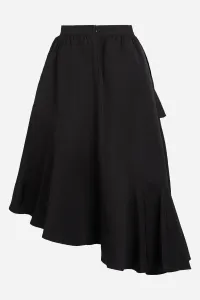Sukňa Karl Lagerfeld Voluminous Ruffle Skirt Black