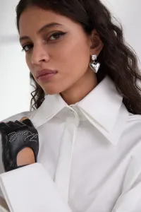 Košeľa Karl Lagerfeld Double Collar Poplin Shirt White