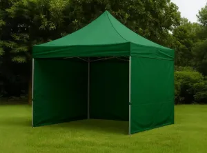 JAKS Nožnicový stan hliníkový HEX50 3 x 3 m zelený
