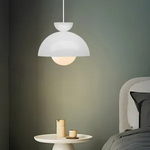 Závesný luster 241340 Bolla, biela