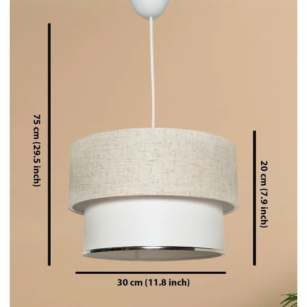 Závesný luster Corbeu - Cream
