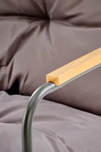 HALMAR Zahradní sestava Hudson šedá/hnědá