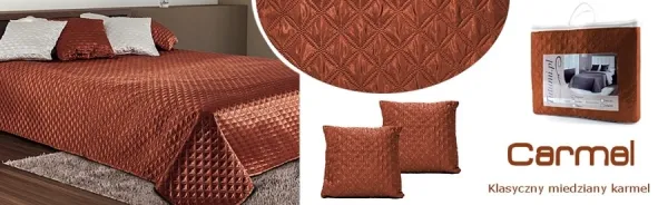 Tutumi Prikrývka na posteľ Palermo + 2 obliečky na vankúš červená, veľkosť 200x220