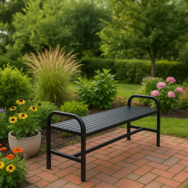 TZB Zahradní lavička Sobo 124 cm černá