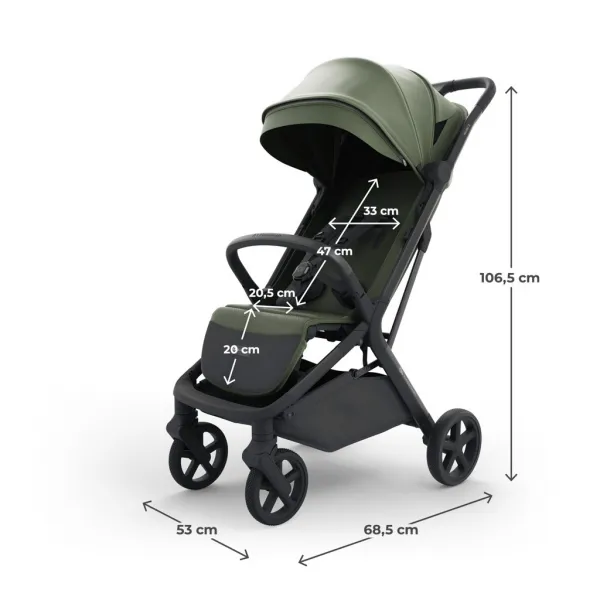 Kočík Kinderkraft Nubi 3 Farba: Mystic Green