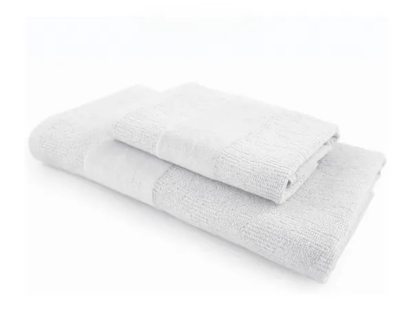 Súprava uterákov CARRARA 1ks 60x100 cm a 1ks 40x55 cm 100% bavlna, biela