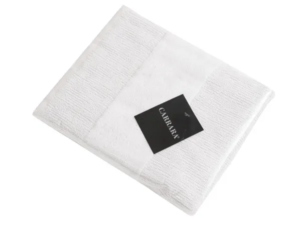 Súprava uterákov CARRARA 1ks 60x100 cm a 1ks 40x55 cm 100% bavlna, biela