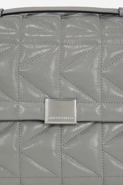 Kabelka Karl Lagerfeld K/Kuilt Sp Wrinkle Lg Shb Cloud Grey