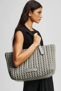 Kabelka Karl Lagerfeld K/Weave Lg Tote Cloud Grey