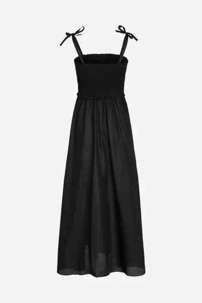 Plážové Oblečenie Karl Lagerfeld Karl Dna Signature Ankle Dress Black