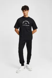 Tričko Karl Lagerfeld Rsg Relax Fit T-Shirt Black