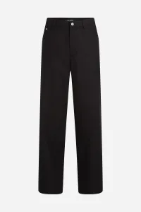 Nohavice Karl Lagerfeld Contrast Stitch Pant Black