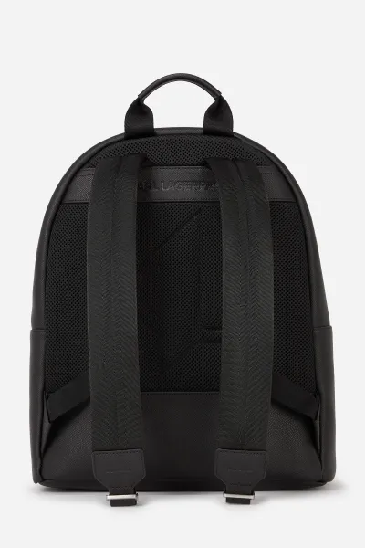 Batoh Karl Lagerfeld K/Monogram Leather Backpack Black