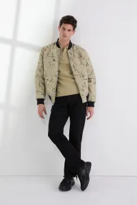 Bunda Karl Lagerfeld Reversible Aop Sketch Jacket Black-Beige Sketch Aop