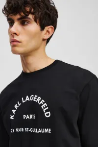 Tričko Karl Lagerfeld Rsg Relax Fit T-Shirt Black