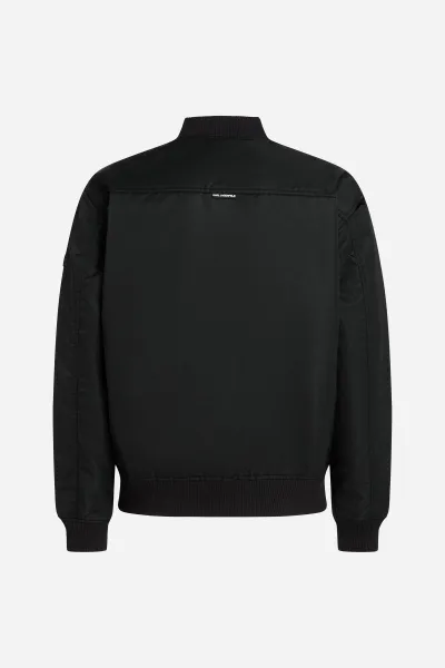 Bunda Karl Lagerfeld Reversible Aop Sketch Jacket Black-Beige Sketch Aop