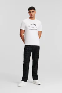 Tričko Karl Lagerfeld Rsg Relax Fit T-Shirt White