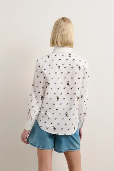 Blúzka Karl Lagerfeld Kl X Disney Aop Blouse Aop Donald Disney X Karl
