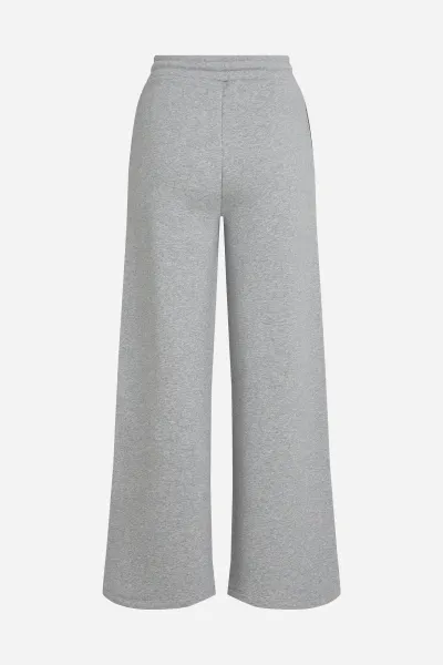 Tepláky Karl Lagerfeld Ikon Wide Leg Sweatpants Light Grey Melange