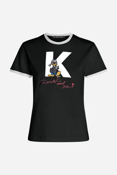 Tričko Karl Lagerfeld Kl X Disney Petite T-Shirt Black