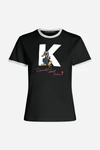 Tričko Karl Lagerfeld Kl X Disney Petite T-Shirt Black