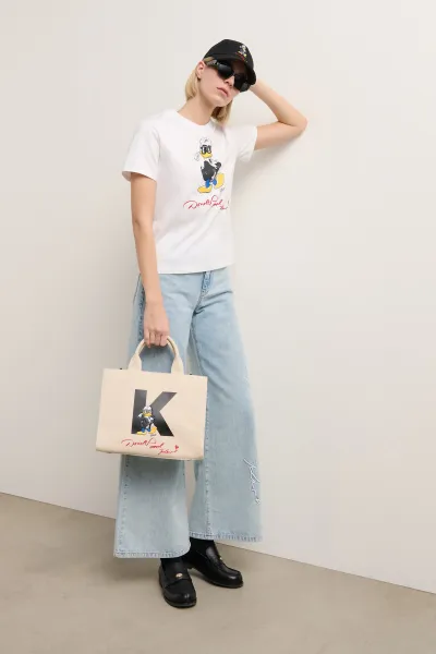 Tričko Karl Lagerfeld Kl X Disney Regular T-Shirt White