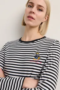 Tričko Karl Lagerfeld Kl X Disney Stripe Lslv T-Shirt Small Stripe Black-White