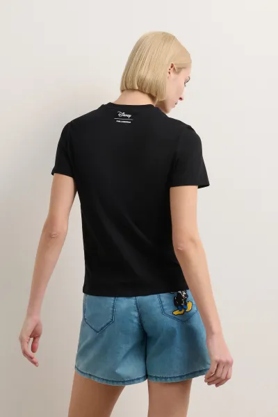 Tričko Karl Lagerfeld Kl X Disney Regular T-Shirt Black
