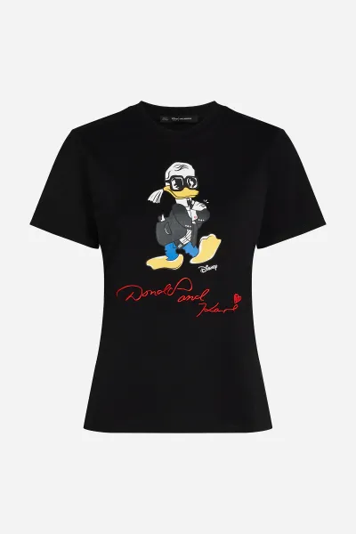 Tričko Karl Lagerfeld Kl X Disney Regular T-Shirt Black