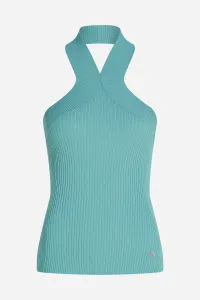 Sveter Karl Lagerfeld Halterneck Knit Tank Still Water