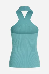 Sveter Karl Lagerfeld Halterneck Knit Tank Still Water