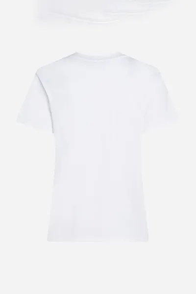 Tričko Karl Lagerfeld Elongated Logo T-Shirt White