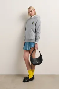 Mikina Karl Lagerfeld Kl X Disney Hoodie Light Grey Melange