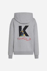 Mikina Karl Lagerfeld Kl X Disney Hoodie Light Grey Melange