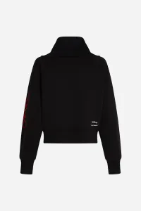 Mikina Karl Lagerfeld Kl X Disney 1/2 Zip Sweatshirt Black