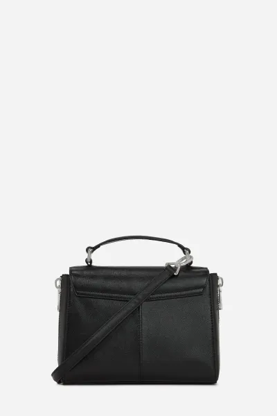 Kabelka Karl Lagerfeld K/Hardware Sm Top Handle Black-Nickel