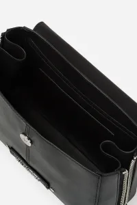 Kabelka Karl Lagerfeld K/Hardware Sm Top Handle Black-Nickel