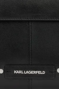 Kabelka Karl Lagerfeld K/Hardware Sm Top Handle Black-Nickel